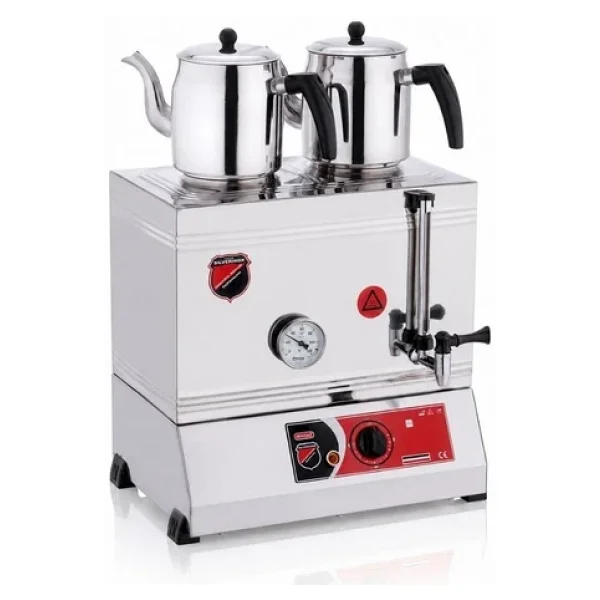 Işıkgaz Silverinox 40 Lık Elektrikli 30 Litre 2 Demlikli Çay Kazanı - Görsel 4