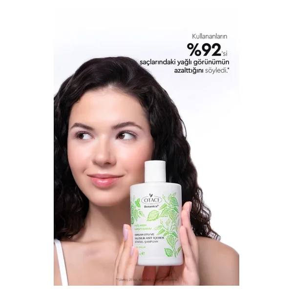 Otacı Botanics+ Isırgan Otu Ve Salisilik Asit İçeren 375 Ml Yağlanma Karşıtı Şampuan - Görsel 8