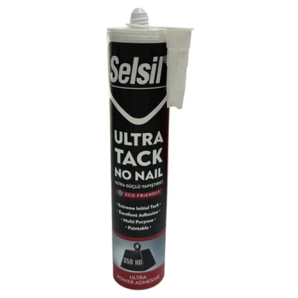 Selsil Ultra Tack Korniş Yapıştırıcısı Ve 350 Kg Ağırlık Taşıyan Hybrid Çok Güçlü Yapıştırıcı 290 Ml - Görsel 3
