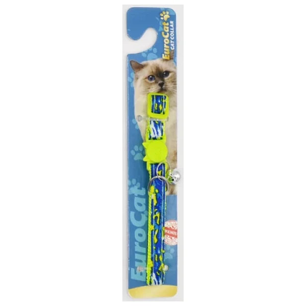 Eurocat Dalga Desenli 10 Mm 28 Cm Tek Kedi Boyun Tasması - Görsel 2