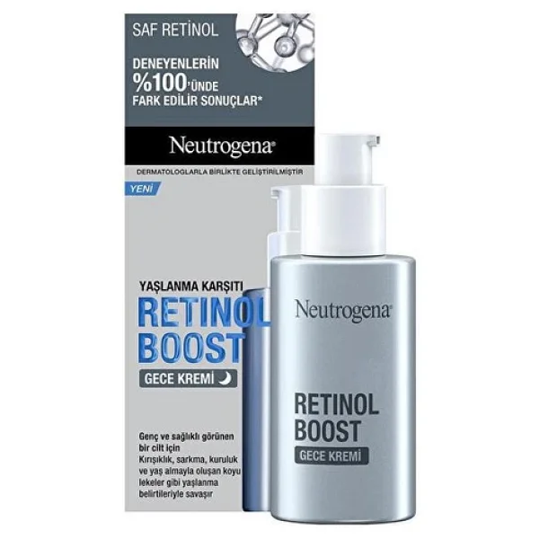 Neutrogena Retinol Boost Yaşlanma Karşıtı Gece Kremi 50 Ml - Görsel 4
