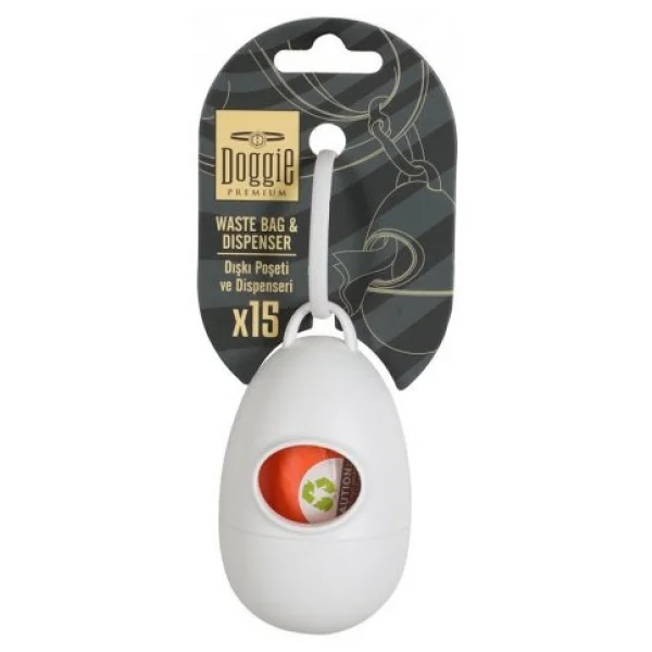 Doggie Dışkı Kabı Ve Poşeti 1x15'li Set Siyah - Görsel 3