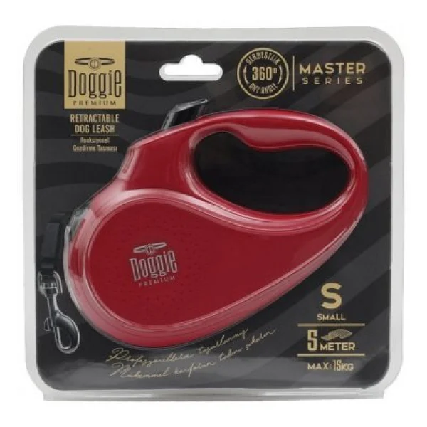 Doggie Master S Kırmızı Otomatik Köpek Tasması - Görsel 4