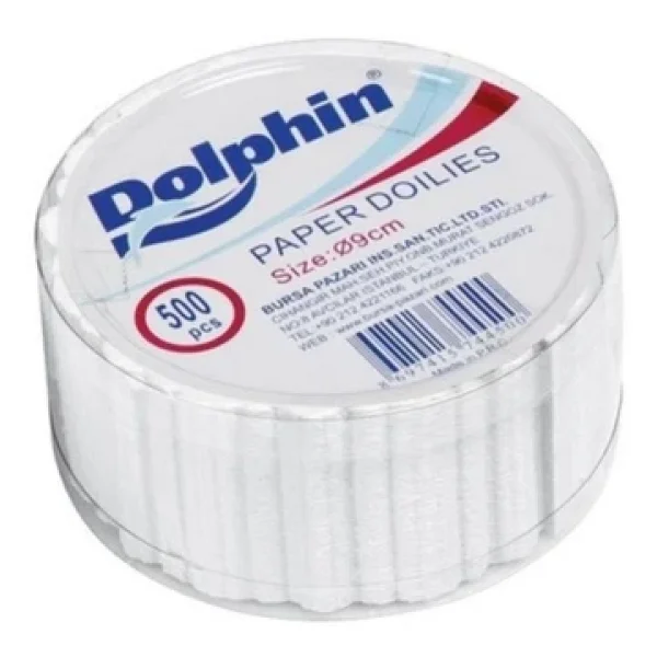 Dolphin Dantel Görünümlü Kağıt Bardak Altlığı - Çay Bardağı Kağıt Altlığı - 24 Adet 500'lü Paket - Görsel 4