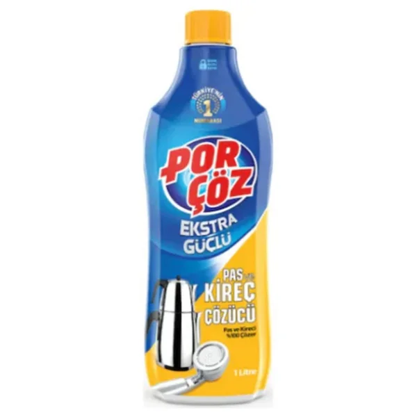 Porçöz Ekstra Güçlü Pas Ve Kireç Çözücü 1 Lt 3'lü - Görsel 4