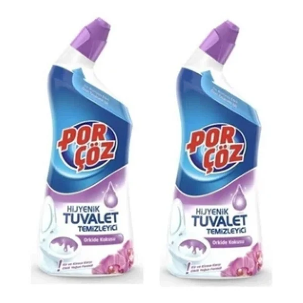 Porçöz Orkide Kokulu Tuvalet Temizleyici Jel 750 Ml 2'li - Görsel 3