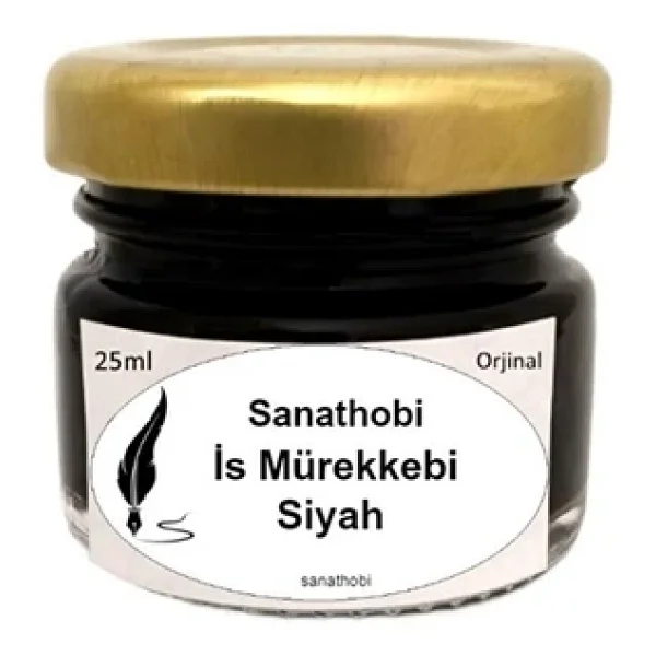 Is Mürekkebi-Hat Mürekkebi Siyah 25ml-Ink - Görsel 2