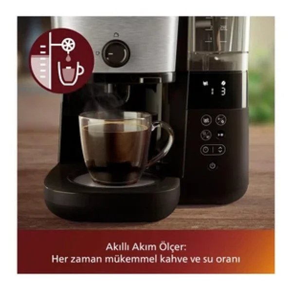 Philips Filtre Kahve Makinesi - Hazneli- Cam Sürahi - Görsel 3