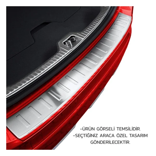 Peugeot Rifter Krom Arka Tampon Eşiği 2019 Ve Sonrası - Görsel 2