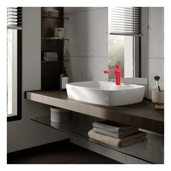 E.C.A. Myra 104308986 Kırmızı Lavabo Bataryası - Görsel 6
