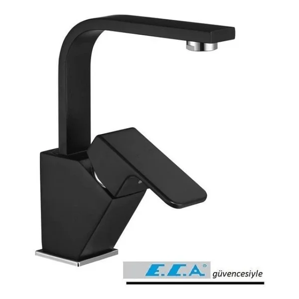 Ar 103588108 Lunetta Kuğu Mat Siyah Lavabo Bataryası - Görsel 8