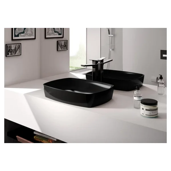 E.C.A. Tiera 102188002c1 Mat Siyah Yüksek Tip Lavabo Bataryası - Görsel 7