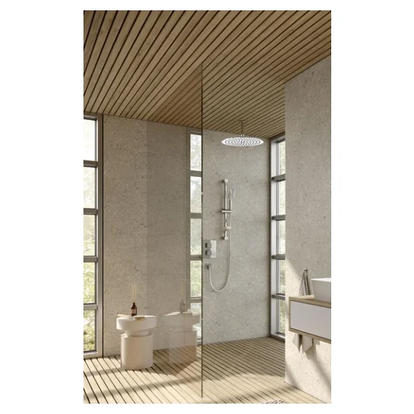 E.C.A. 102145014 İnce Tavandan Yuvarlak 30 Cm Duş Başlığı - Görsel 7