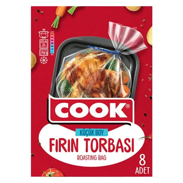 Cook Standart Boy 25x38 Cm 8'li Fırın Poşeti - Görsel 3