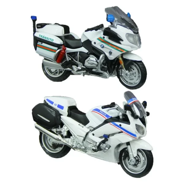 Maisto 1:18 Polis Motorsikleti - Görsel 4