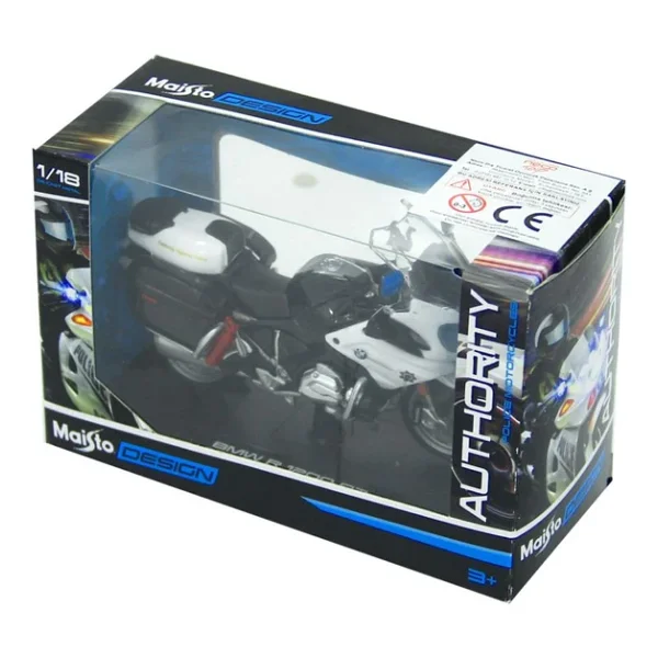 Maisto 1:18 Polis Motorsikleti - Görsel 6