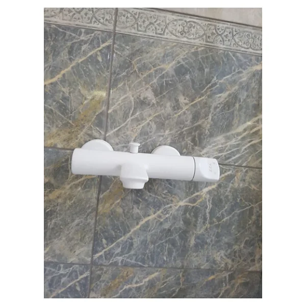 E.C.A. Myra 102102470c4 Mat Beyaz Banyo Bataryası - Görsel 5