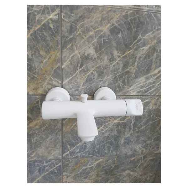 E.C.A. Myra 102102470c4 Mat Beyaz Banyo Bataryası - Görsel 7