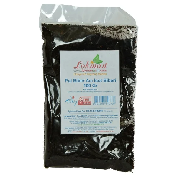 Pul Biber Acı İsot Biberi 100 Gr Paket - Görsel 2