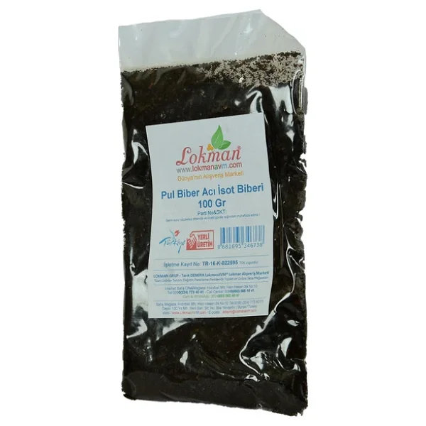Pul Biber Acı İsot Biberi 100 Gr Paket - Görsel 4