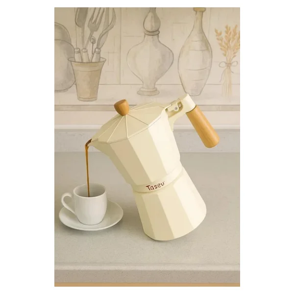 Taşev Garen 9 Fincan Moka Pot - Görsel 5