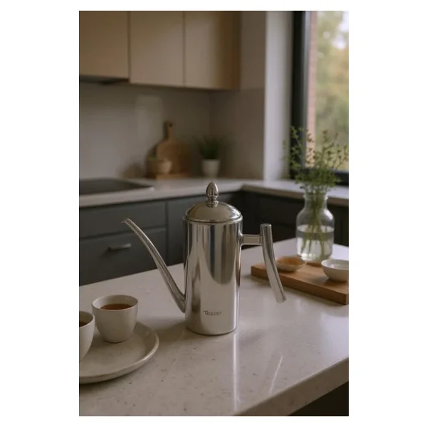Bambum Zed 700 Ml Demlik Çelik Yağdanlık - Görsel 3