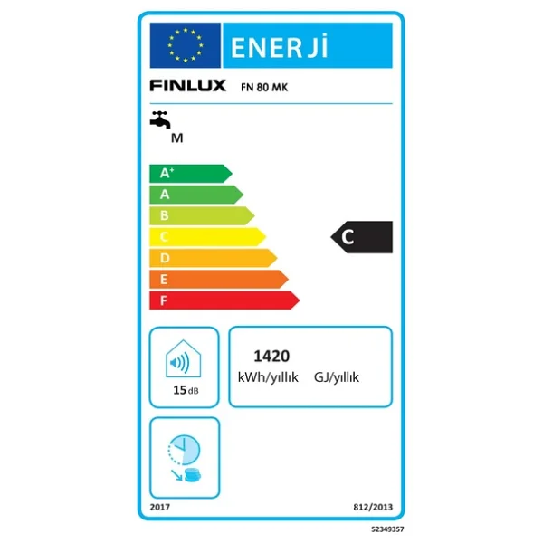 Finlux Fn 80 Mk 2000 W 80 Lt Termosifon - Görsel 4