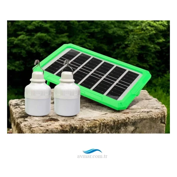Panther Pt-S600 Şarjlı Solar Kamp Seti - Görsel 7