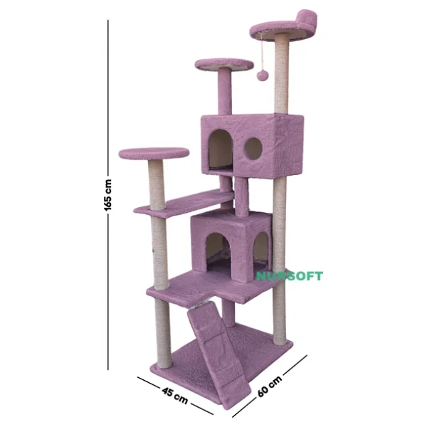 Nursoft Kule Tırmalama Ve Kedi Evi - Görsel 7