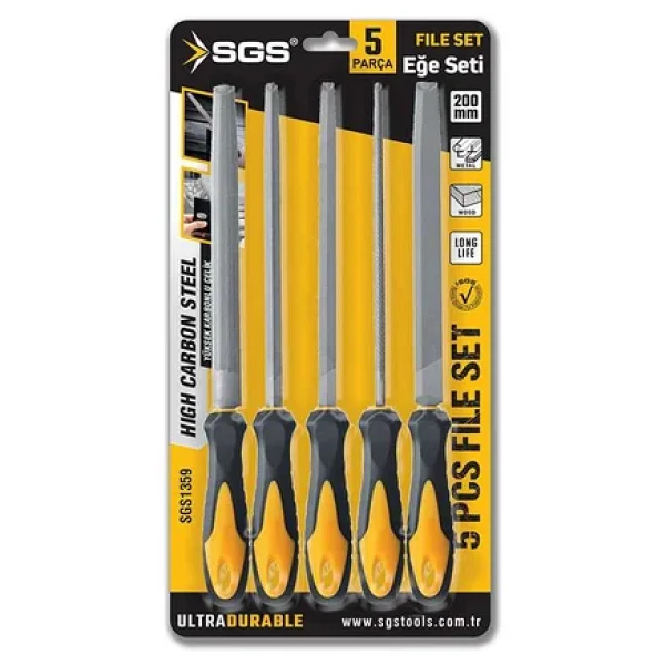 Sgs 1359 5 Parça Eğe Seti - Görsel 6