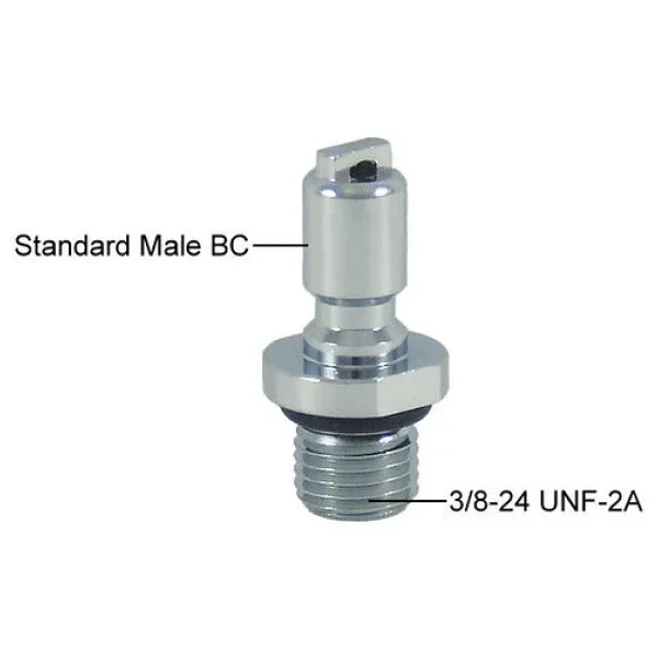 Kraken Bc Adaptör Ad26 Power Standart, Inflator Hortumu İçin Kolay Bağlantı Adaptörü 3/8'' Dişi - Görsel 3