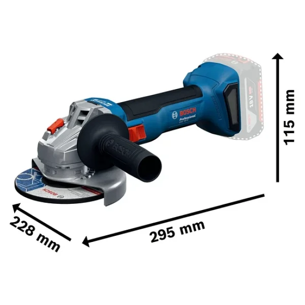 Bosch Gsr+Gws+Gbh 3x4.Ah 3lü Set - Görsel 4