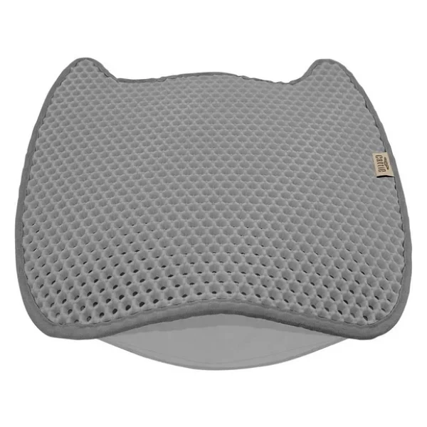 Cattie Taraklı Model Kum Toplayıcı Fonksiyonel Kedi Paspası Grey - Kedi Model M Boy 50-50cm - Görsel 4