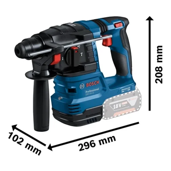 Bosch Gsr+Gws+Gbh 3x4.Ah 3lü Set - Görsel 2