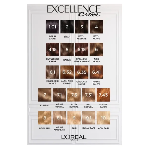 L'oreal Paris Excellence Creme 6.54 Açık Kızıl Kahve Saç Boyası - Görsel 9