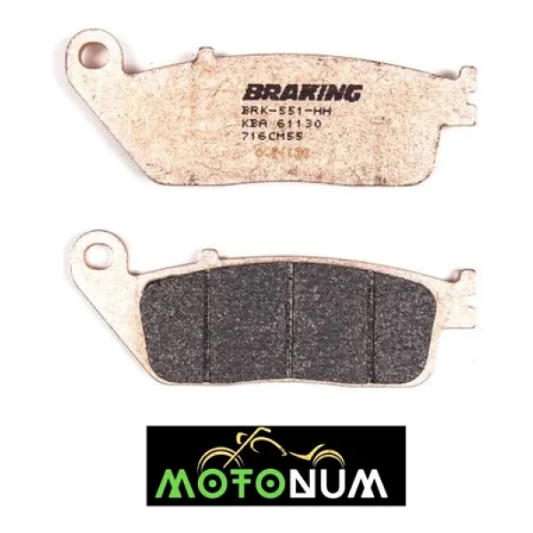 Honda Cbr 650 F Sinterli Ön Fren Balata Braking M0093 - Görsel 3