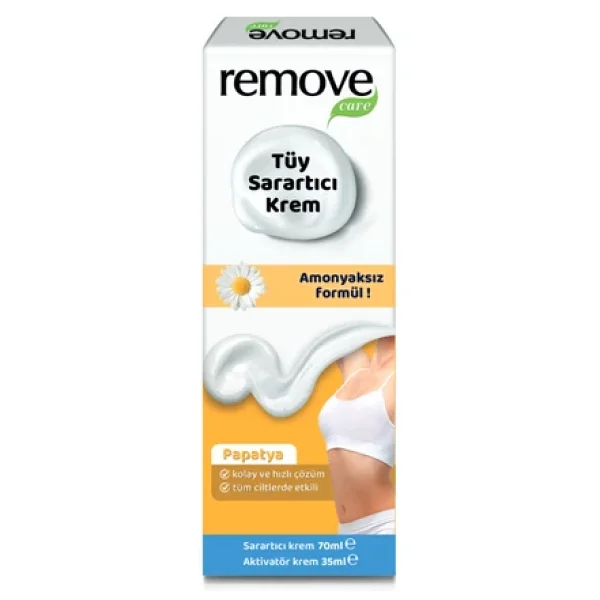 Remove Care Tüy Sarartıcı Krem Amonyaksız 70+35 Ml - Görsel 4