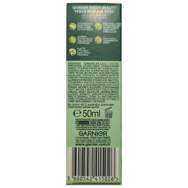 Garnier Hyaluronik Aloe 5'i 1 Arada Orta Ton Spf 25 50 Ml Bb Krem - Görsel 6