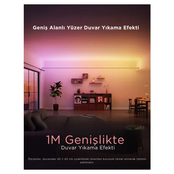 Govee Strip Light Skyline Kit Rgbwwıc H61b8 4 M Şerit LED - Görsel 8
