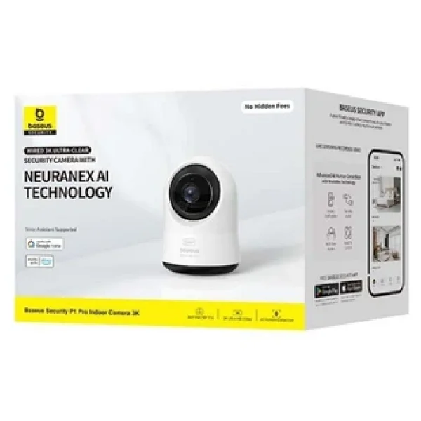 Baseus Security P1 Pro 5 Mp 360 Derece Gece Görüşlü Ip Wi-Fi Güvenlik Kamerası - Görsel 10