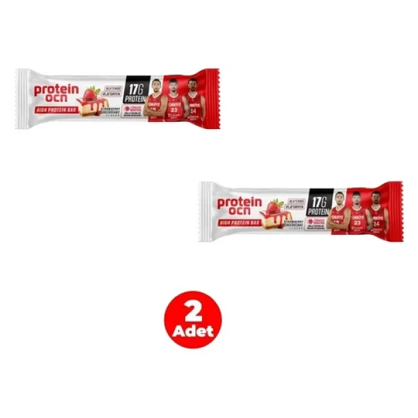 Proteinocean Çilekli Cheesecake Protein Bar 50 G (2 Adet) - Görsel 5