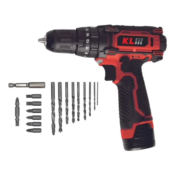 Kl Eco Ke2220dm-Db 12 V 2 Ah Çift Akülü Darbeli Matkap - Görsel 3