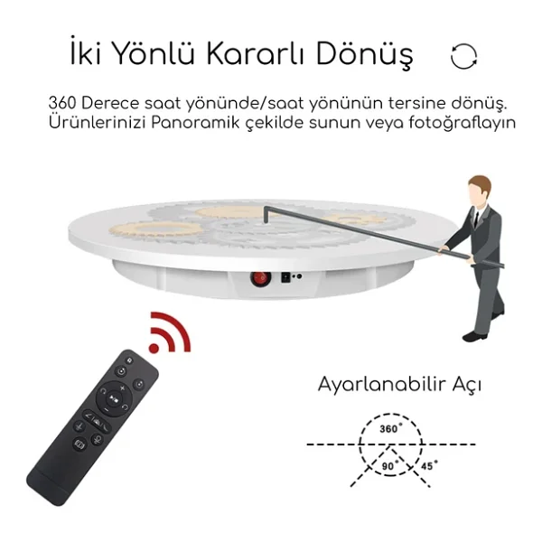 Gdx Tuta-60 Turntable Çekim Standı - Görsel 7