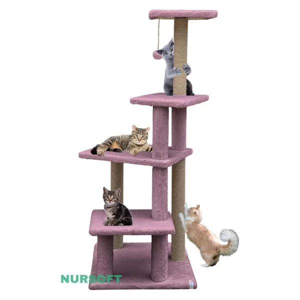 Nursoft Premium Tırmalama Tahtası Çok Katlı Uzun Boy Büyük Boy Kedi Koltuk Tırmalama Koruyucu - Görsel 6