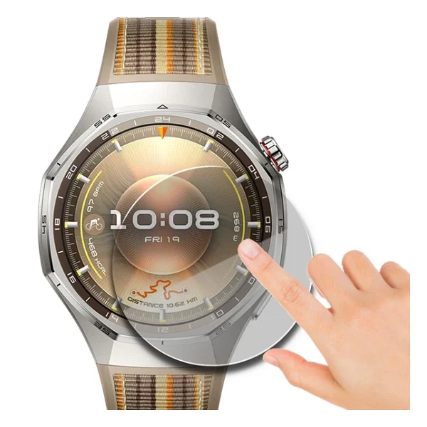 Huawei Watch Gt6 Pro 46mm Uyumlu Kolay Takılabilir Takma Aparatlı Temperli Cam Ekran Koruyucu - Görsel 3