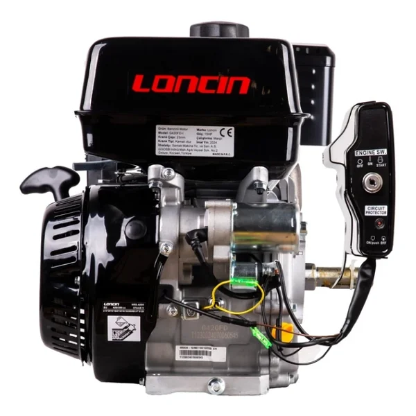 Loncin G420fd-I Eur5 Marşlı 15 Hp Yatay Milli Kamalı Benzinli Motor - Görsel 5