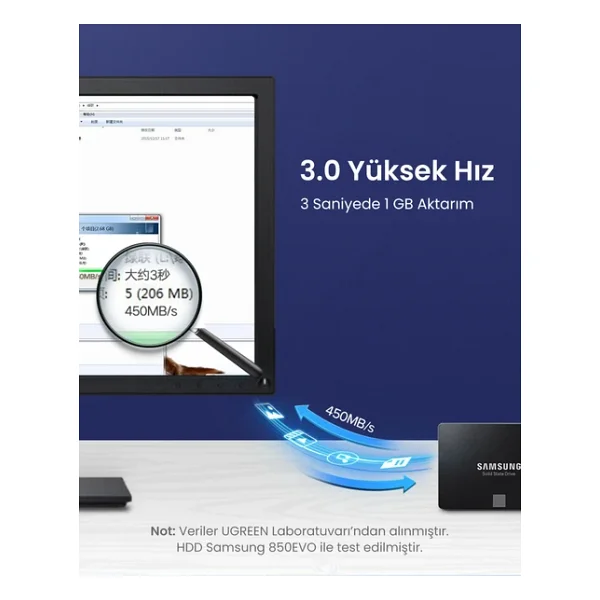Ugreen 30797 Sata Kablo - Görsel 8