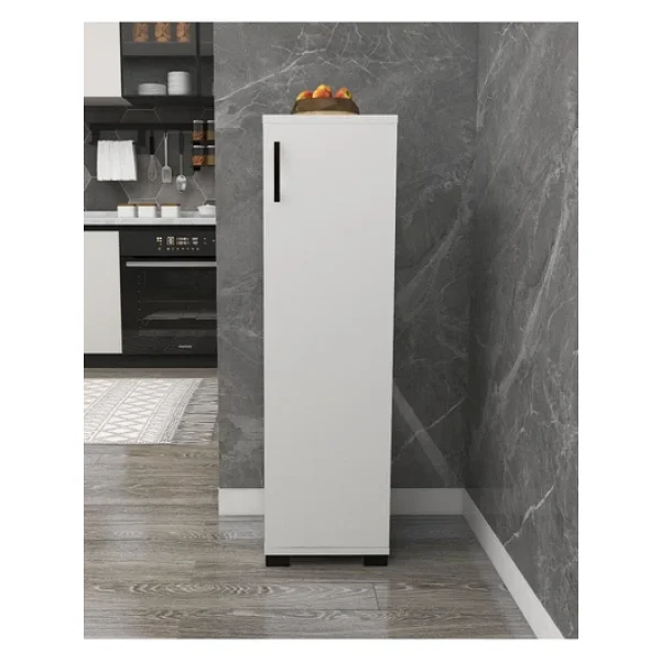 Irmak Mobilya Çok Amaçlı Tek Kapaklı Mini Dolap Erzak Dolabı Banyo Dolabı - Görsel 2