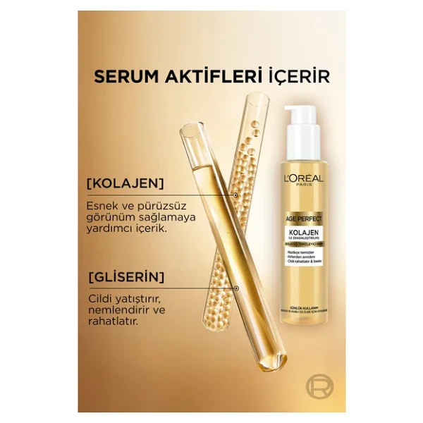 L'oreal Paris Age Perfect Kolajen 150 Ml Yüz Temizleme Kremi - Görsel 9