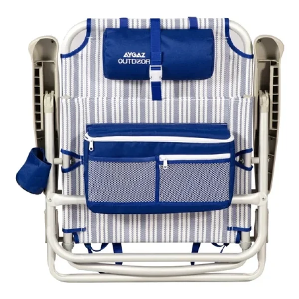 Aygaz Outdoor 5 Kademeli Katlanır Plaj Sandalyesi - Görsel 7